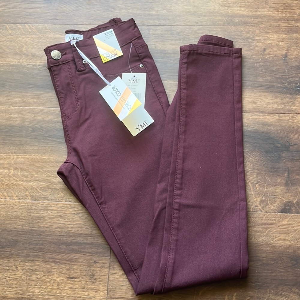 Plum YMI Hyperstretch midrise skinny medium